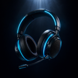 Casque Gaming Sans Fil PulseWave X1 - Son 7.1 et 30h d'autonomie / CyberPulse