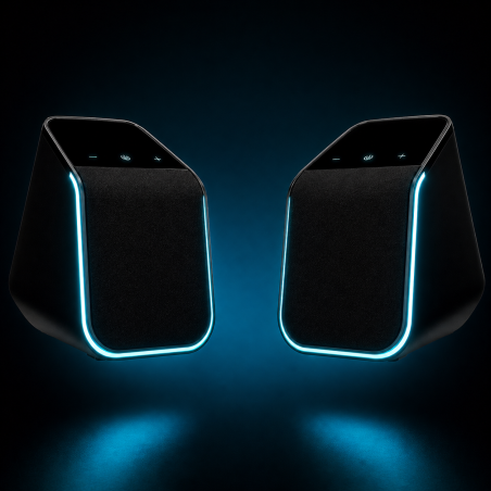 Enceintes Bluetooth RGB NeonBass 200 20W et Spectre Synchronisable