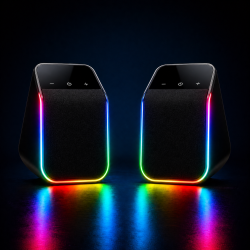 Enceintes Bluetooth RGB NeonBass 200 20W et Spectre Synchronisable