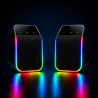 Enceintes Bluetooth RGB NeonBass 200 20W et Spectre Synchronisable