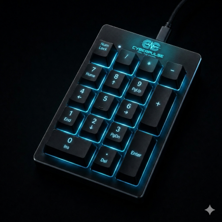 Pavé numérique RGB CyberKeys Numpad CP-N1 avec Switch Red  USB-C
