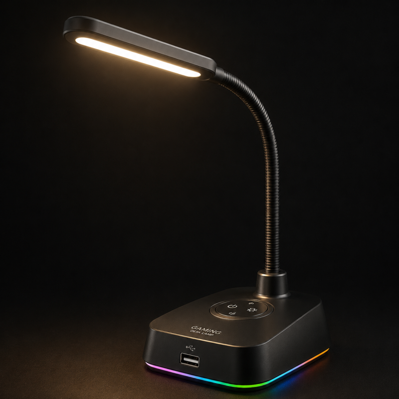 Cube décoratif lumineux CyberCube RGB - Gécoration gaming bureau