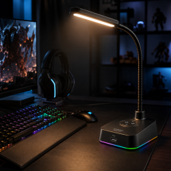 Cube décoratif lumineux CyberCube RGB - Gécoration gaming bureau